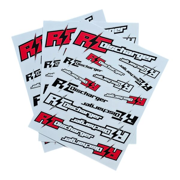3 Sheets of RC Discharger Stickers