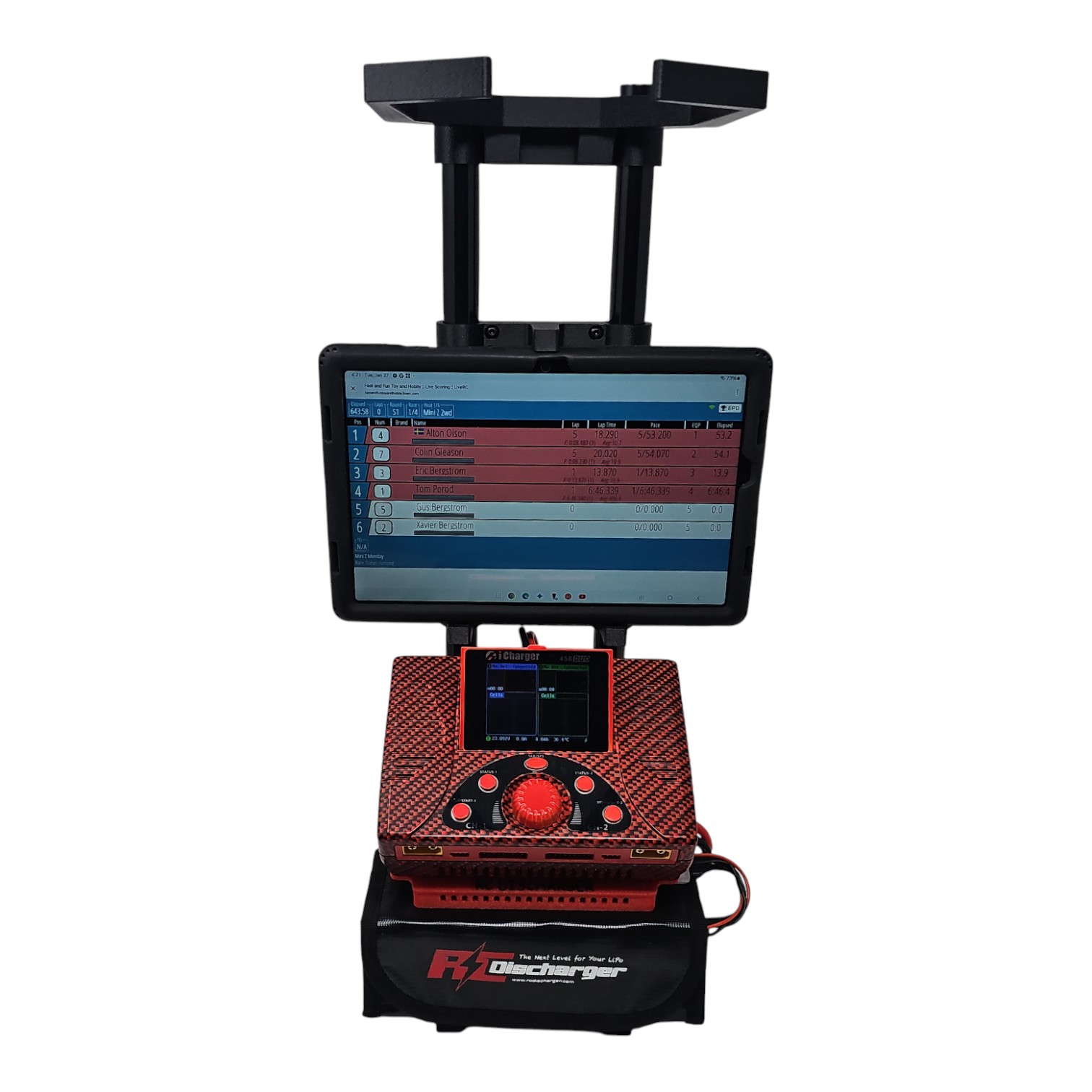 Modular Phone/Tablet Holder for Modular Tube